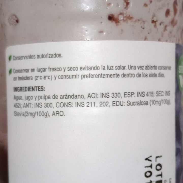 review photo of Gergal Jugo y pulpa : Arandanos shared by @yyazyyazmin on 13 Nov 2022 - review