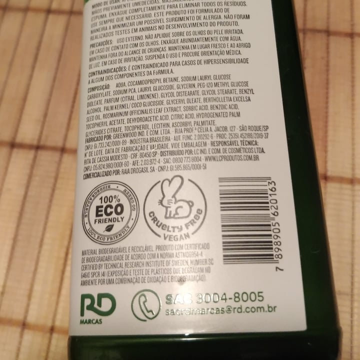 review photo of Vegan by Needs Sabonete Líquido Alecrim E Bergamota shared by @bianaomi on 01 Oct 2022 - review