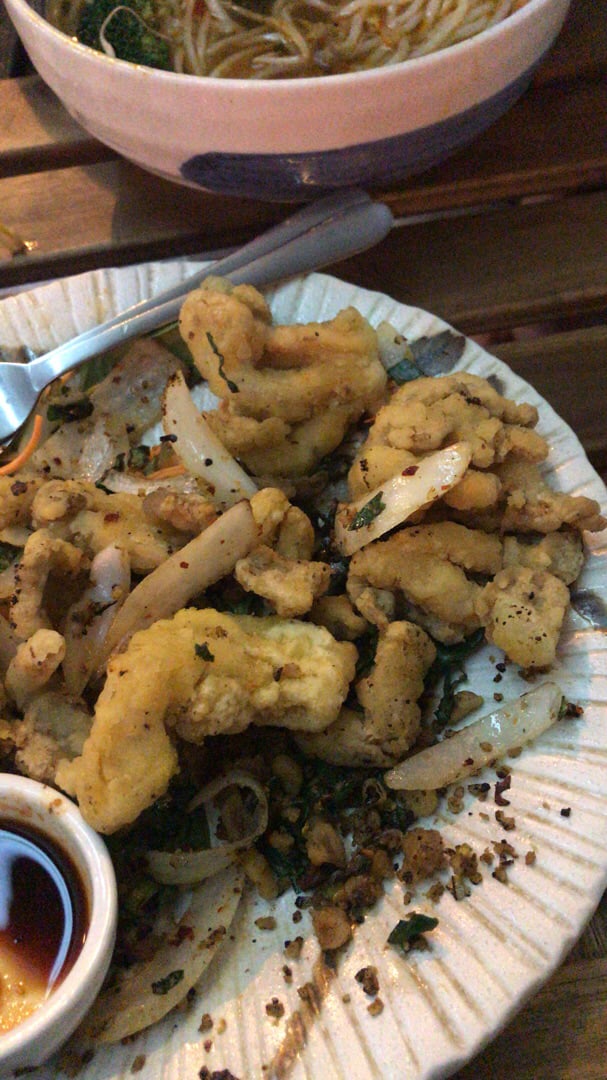 review photo of Golden Lotus Vegan Salt and pepper mushrooms shared by @alicrighton on 10 Jun 2019 - review