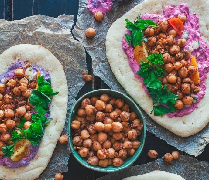 chickpea pitas