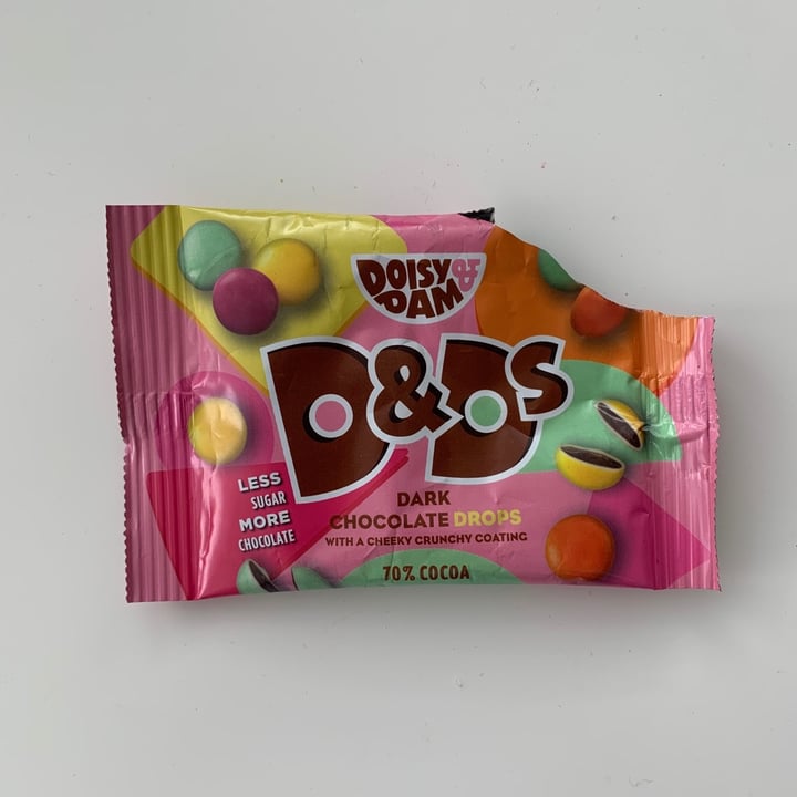review photo of Doisy & Dam Dark Chocolate Drops shared by @veganfaeriee on 29 Mar 2020 - review