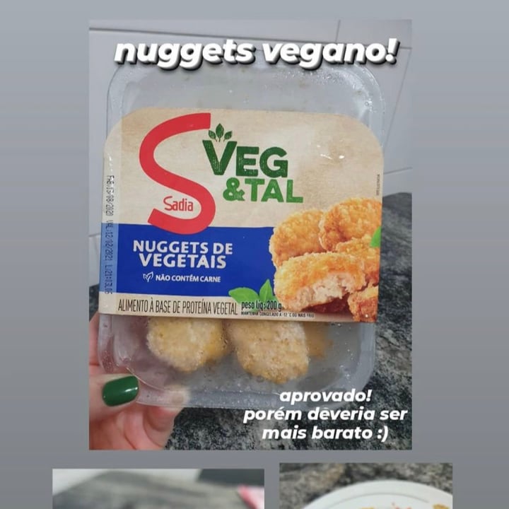 review photo of Sadia Nuggets de Vegetais shared by @natcch on 11 Jul 2021 - review