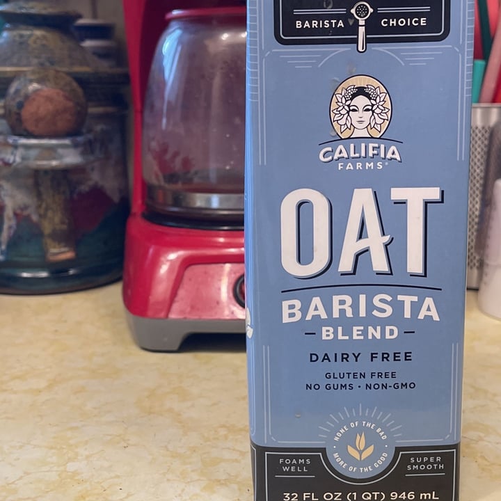 photo of Califia Farms Oat Barista Blend shared by @wish on  27 Nov 2021 - review