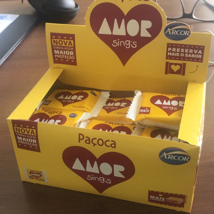 photo of Arcor Paçoca Amor shared by @sobral on  22 Jul 2021 - review