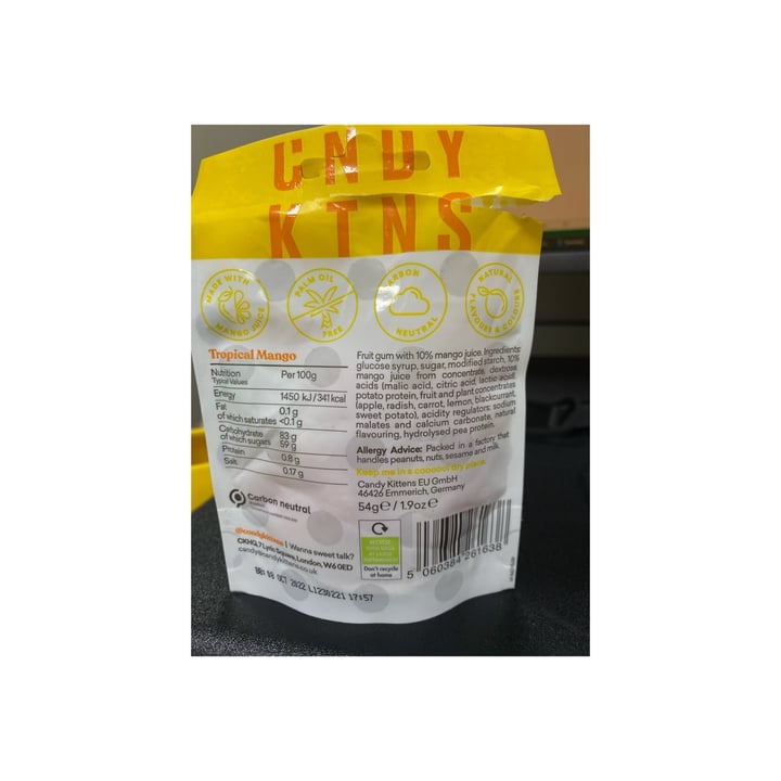 review photo of Candy kittens Candy Kittens Tropical Mango shared by @juquintero on 24 May 2022 - review