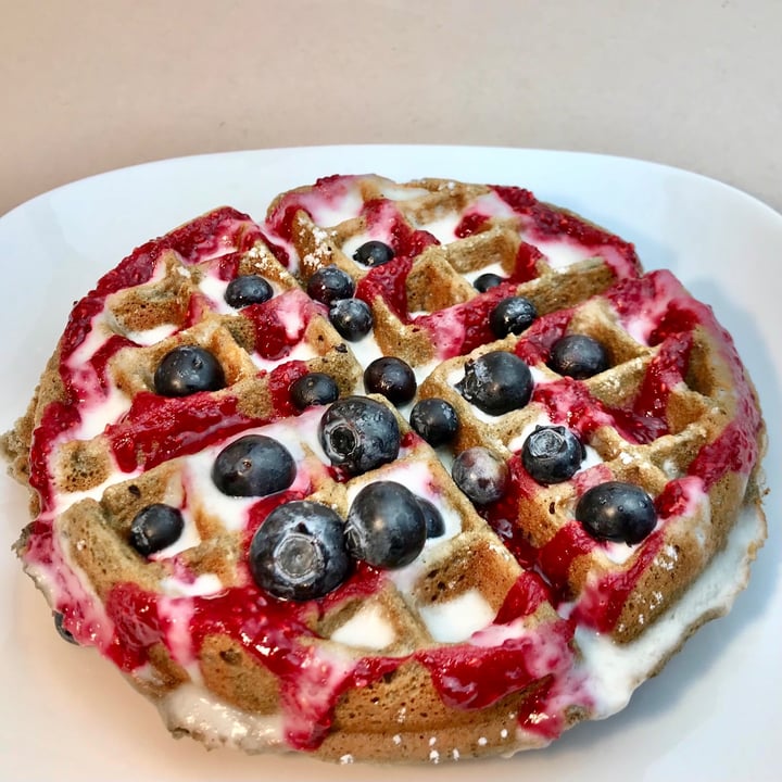 photo of Off The Griddle Berries & Cream Waffle shared by @pdxveg on  24 May 2021 - review