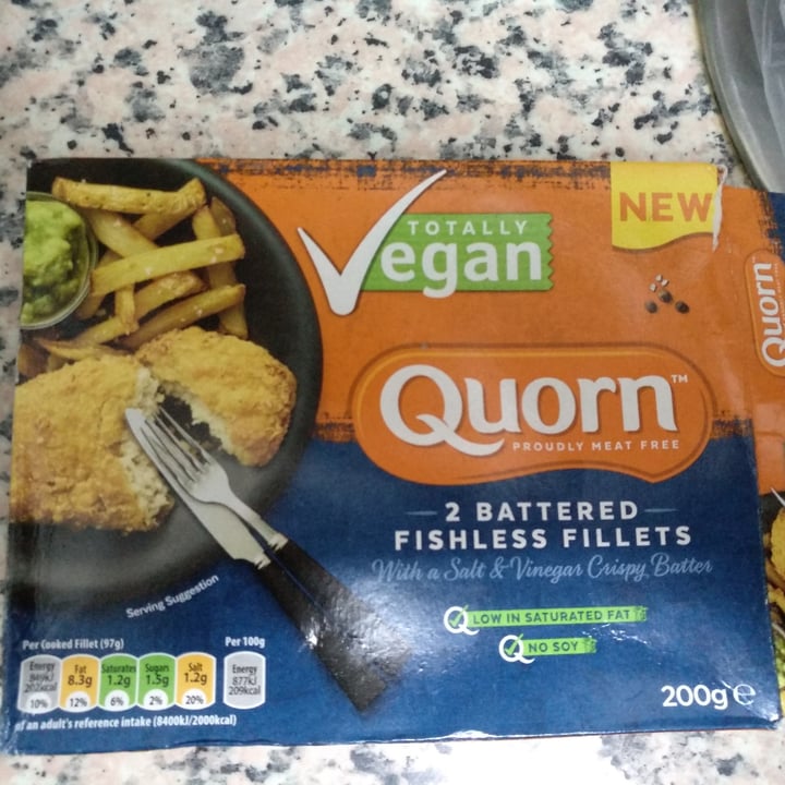review photo of Quorn 2 Battered Fish Free Fillets shared by @psicodelirium on 28 Oct 2020 - review
