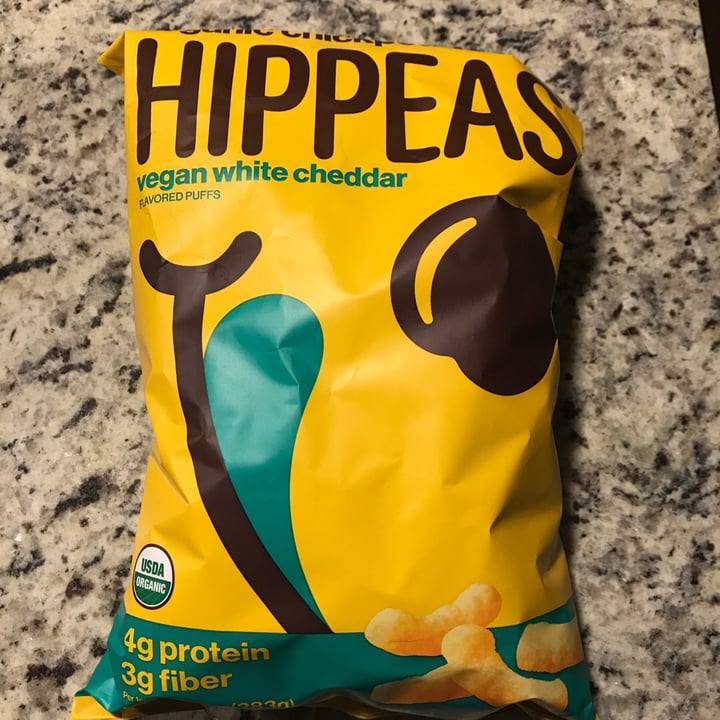 photo of Hippeas Vegan White Cheddar Organic Chickpea Puffs shared by @hkircher on  21 Jul 2020 - review
