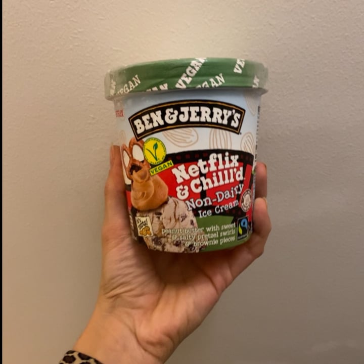 photo of Ben & Jerry's Netflix & Chilll'd Non-Dairy Frozen Dessert shared by @itsalljustinyourmind on  24 Nov 2021 - review