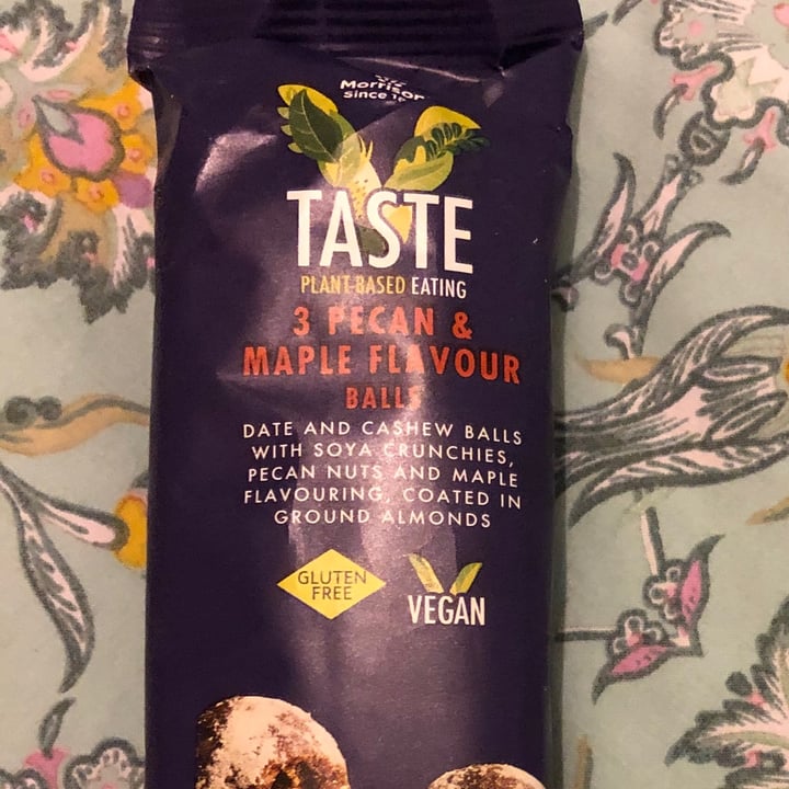 photo of V Taste Maple pecan balls shared by @veganslh on  19 Apr 2022 - review