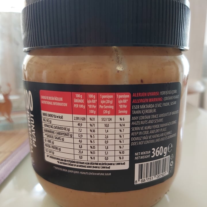 photo of Nutbari peanut butter %100 Yer Fıstığı Peanut shared by @okyanustakaybolan on  07 Apr 2021 - review