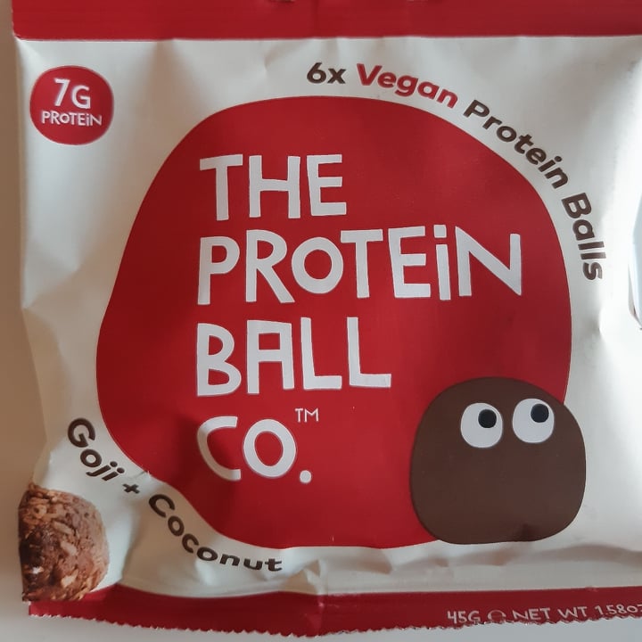 photo of The Protein Ball Co. Goji and Coconut Protein Ball shared by @veganhaven on  29 May 2020 - review