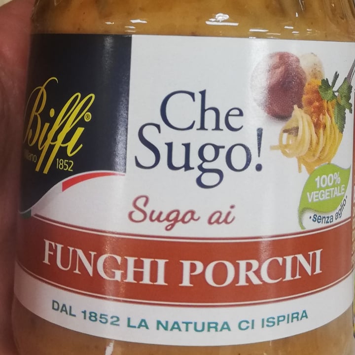 photo of Biffi Sugo Ai Funghi Porcini 150g  shared by @vxvegan on  27 Oct 2021 - review
