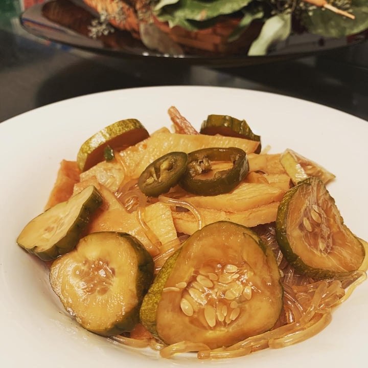 photo of Dave’s Gourmet Korean Glass Noodles, Tempha, Spicy Cucumber, Spicy Daikon shared by @theveganswife on  07 Dec 2020 - review