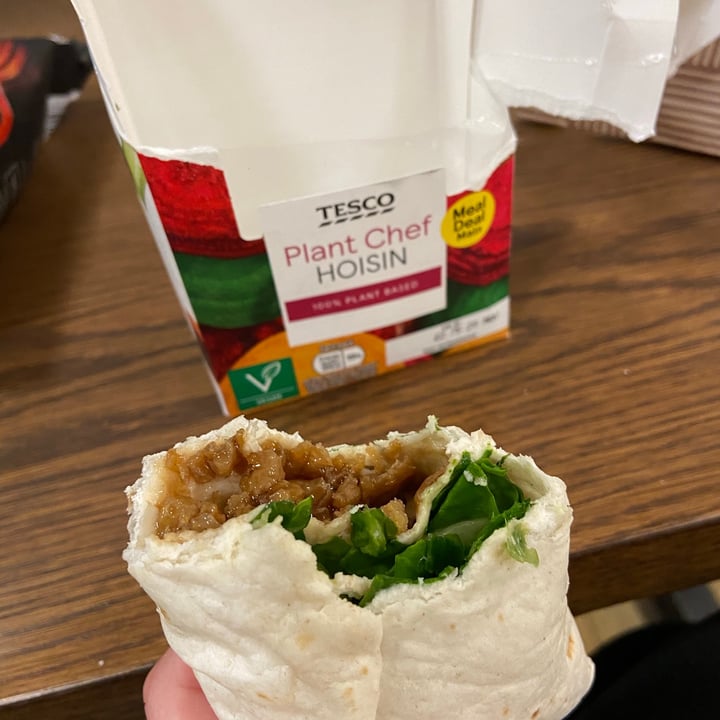 review photo of Tesco Plant Chef Hoisin wrap shared by @ecwright on 30 May 2021 - review