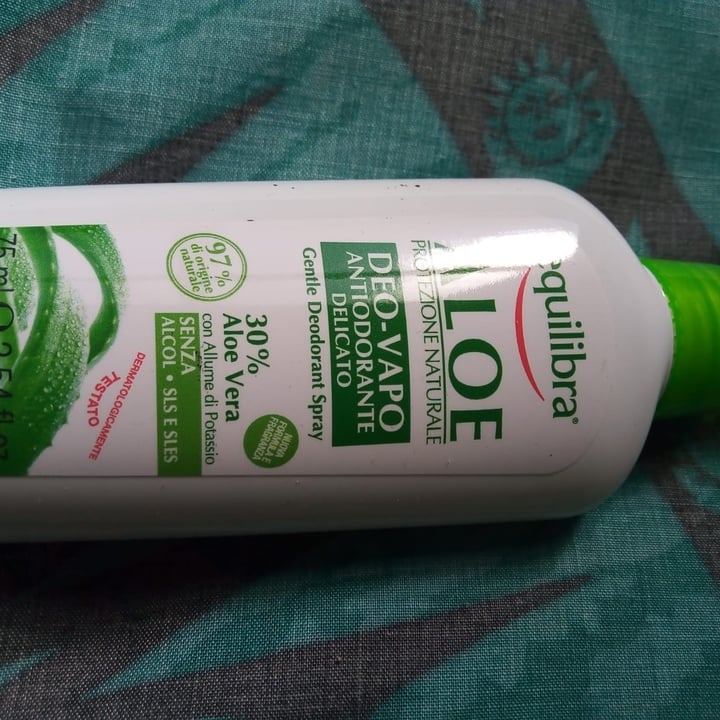 photo of Equilibra Aloe deo Spray shared by @kostas31381 on  28 Mar 2022 - review