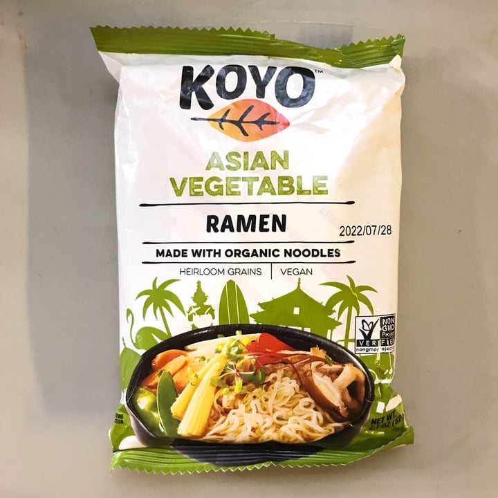photo of Koyo Koyo Asian Vegetable Ramen shared by @veganforanimal on  18 Jun 2022 - review