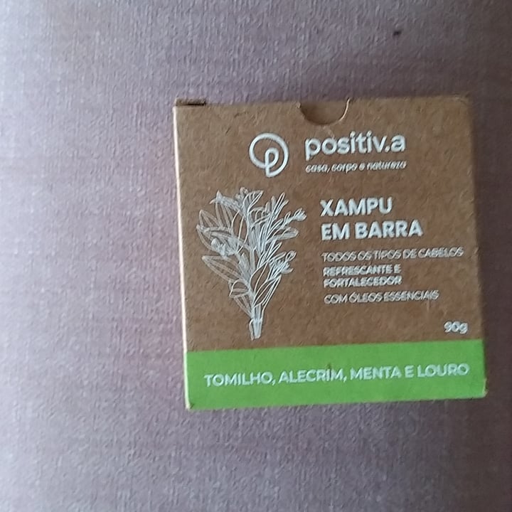 photo of Positiv.a Xampu em barra shared by @sfmenezes on  25 Sep 2022 - review