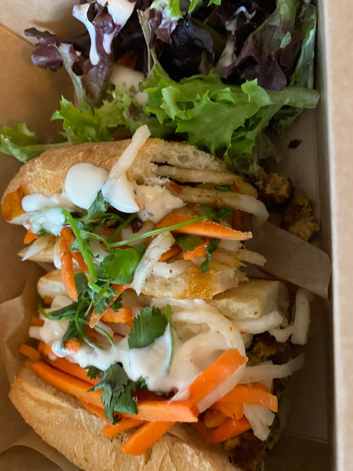photo of La Tour Cafe Falafel Banh Mi Sandwich shared by @harperh on  30 Apr 2020 - review