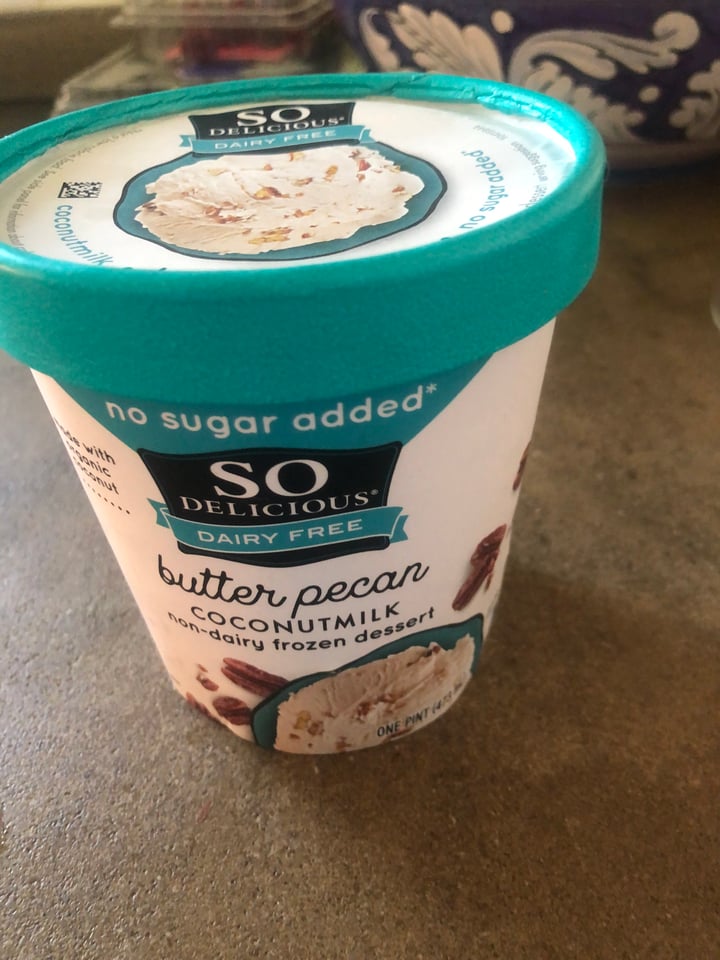 photo of So Delicious Dairy Free Butter Pecan Icecream shared by @nisharespect on  19 Apr 2022 - review