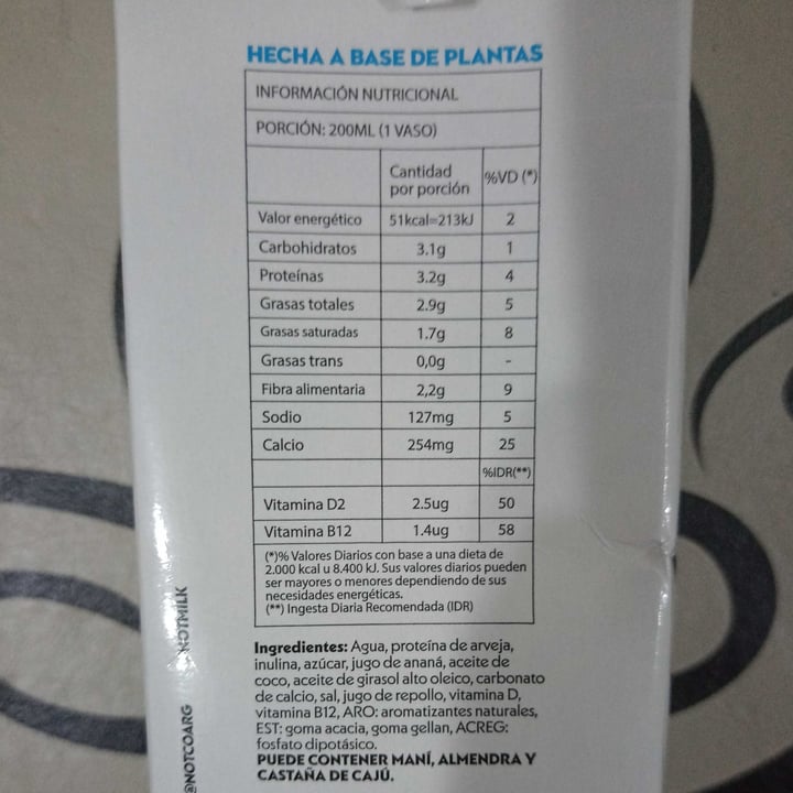 review photo of NotCo Not Milk Original shared by @nicotuc on 26 Apr 2022 - review