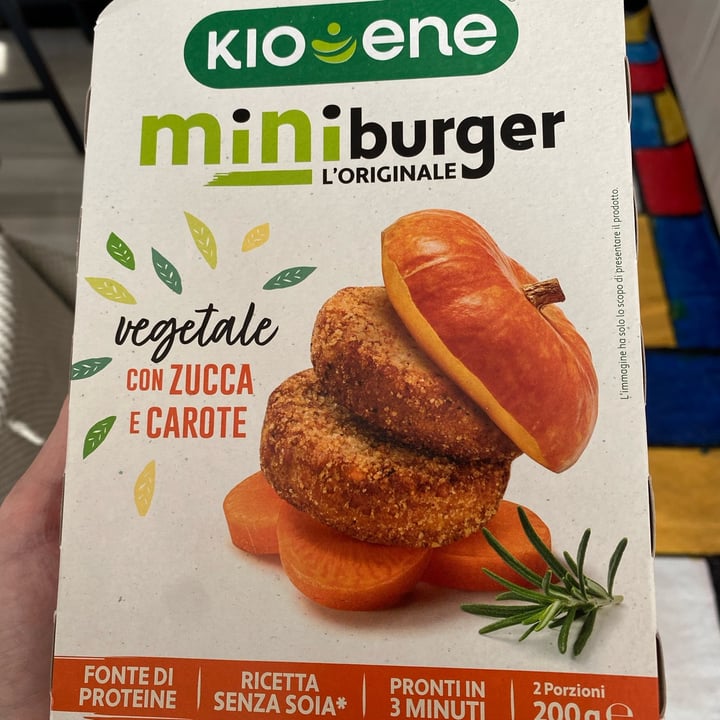 photo of Kioene mini burger carota e zucca shared by @minaharker on  25 Oct 2022 - review