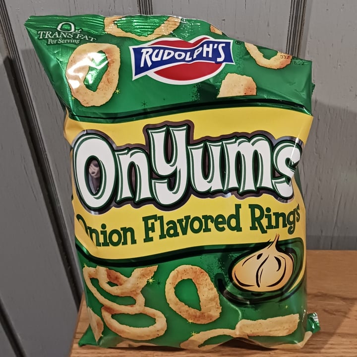 photo of Rudolph's OnYums onion flavored rings shared by @heartartichokehearts on  22 Oct 2022 - review