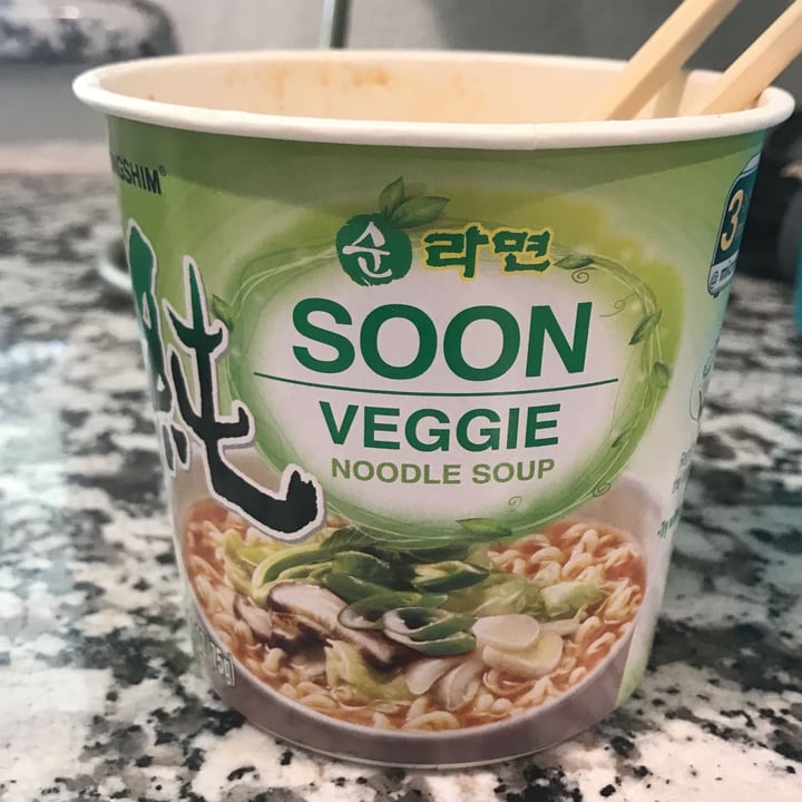 photo of NONGSHIM (농심) Soon Veggie Cup Noodle Soup shared by @dadicorn on  19 Feb 2022 - review