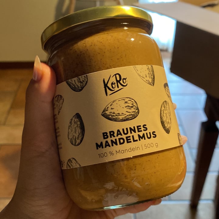 photo of Koro Braunes Mandelmus - Crema Di Mandorle shared by @sarabosio on  10 Jun 2022 - review