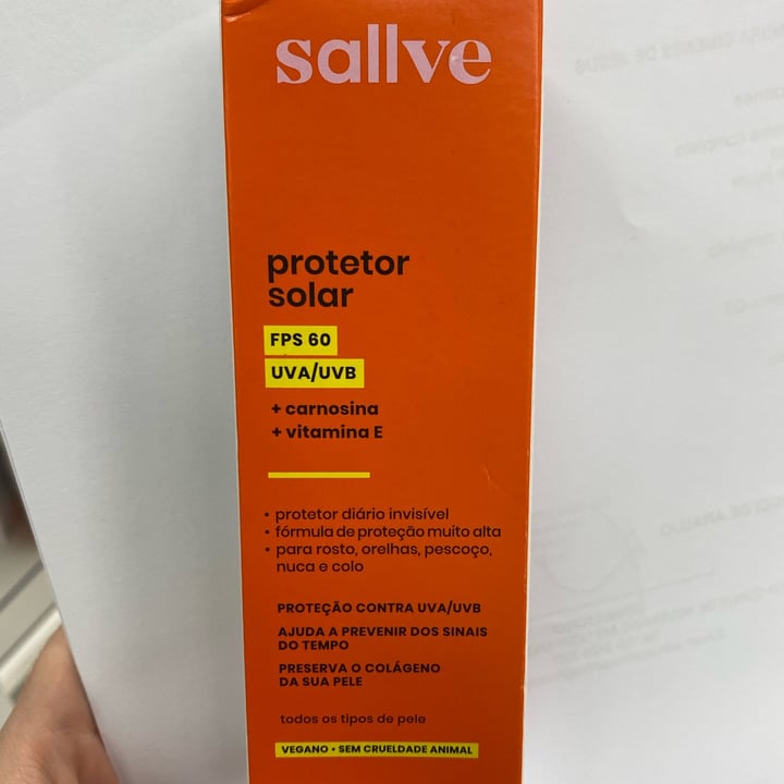 photo of Sallve Protetor Solar shared by @gabbynakamura on  07 Jul 2022 - review