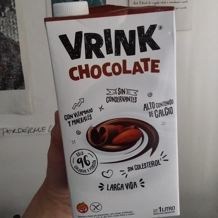 photo of Vrink Vrink Chocolate de Almendras shared by @alexiarieger on  20 Feb 2021 - review
