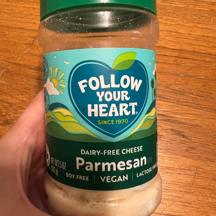 review photo of Follow Your Heart Dairy-Free Parmesan Grated Cheese shared by @gracemccarthy on 02 Aug 2022 - review