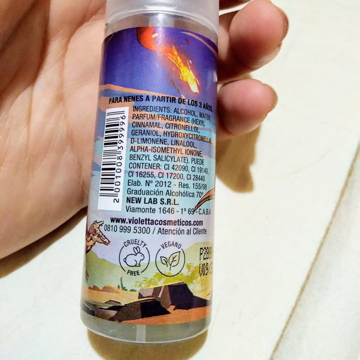 photo of Violetta cosméticos T-REX Locion Para Nenes Colonia  shared by @biancaro on  30 Dec 2020 - review