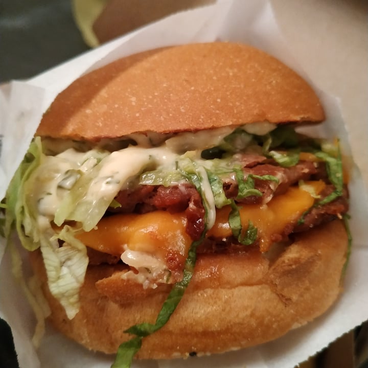 photo of VEGAN FOX Vegmac Burger shared by @beiaene on  29 May 2022 - review