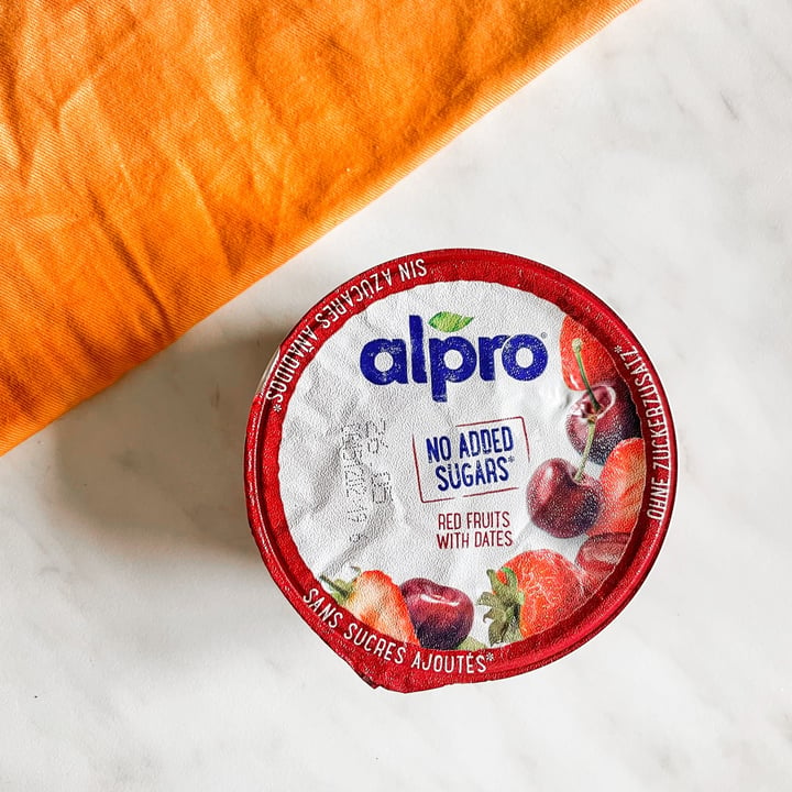 photo of Alpro Red Fruits With Dates (No Added Sugars) shared by @misosoup on  04 May 2022 - review