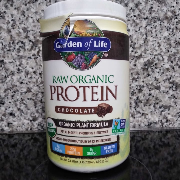 photo of Garden of Life Chocolate Protein Powder shared by @choliebot on  17 Mar 2021 - review