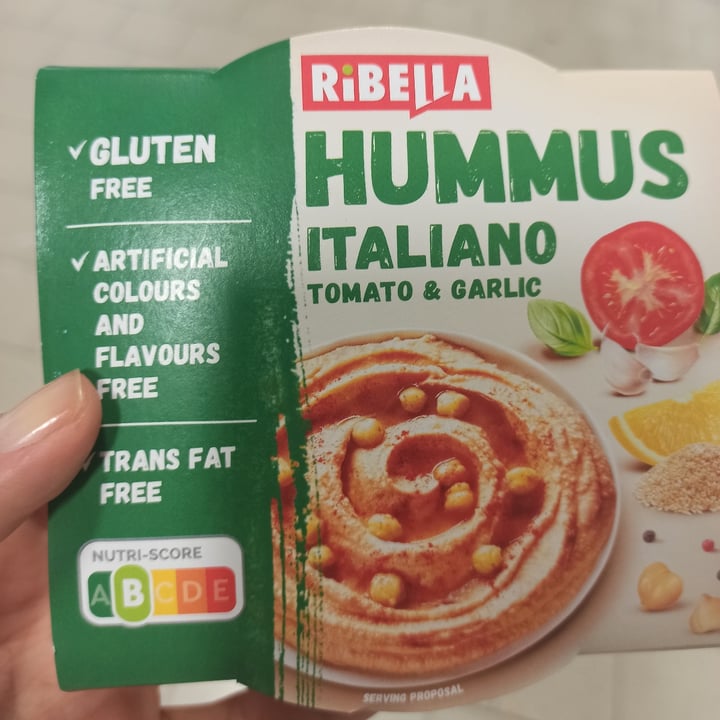 photo of Ribella Hummus Italiano - Tomato & Garlic shared by @sorinaparis on  25 Jul 2021 - review