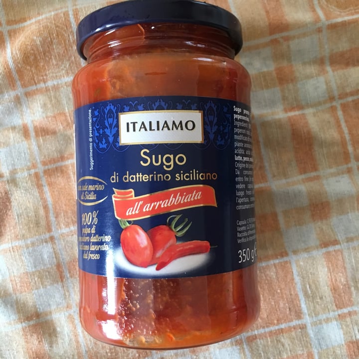 photo of Italiamo Sugo all arrabbiata shared by @desireeminasola on  28 Apr 2022 - review