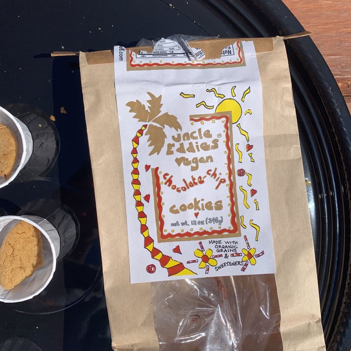 photo of Uncle Eddie’s Vegan chocolate chip cookies shared by @graciegarland on  13 Mar 2021 - review