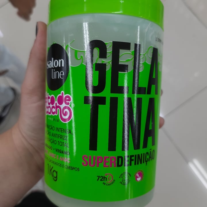 review photo of Salon line Gelatina #todecacho Super Definição shared by @akarolin on 06 Dec 2021 - review