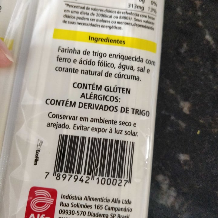 review photo of Alfa Macarrão para Yakisoba shared by @capivaranatureba on 08 May 2022 - review