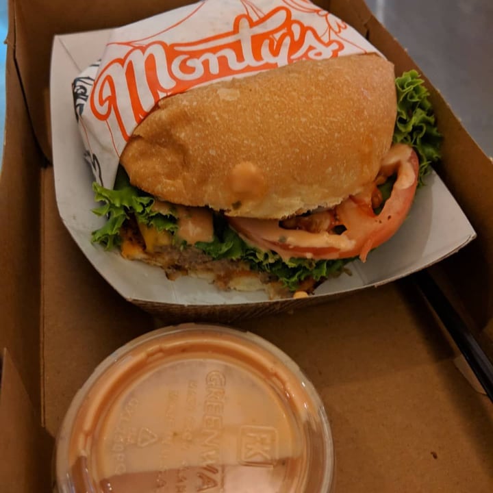 photo of Monty's Good Burger Impossible Burger shared by @graciec on  27 Oct 2019 - review