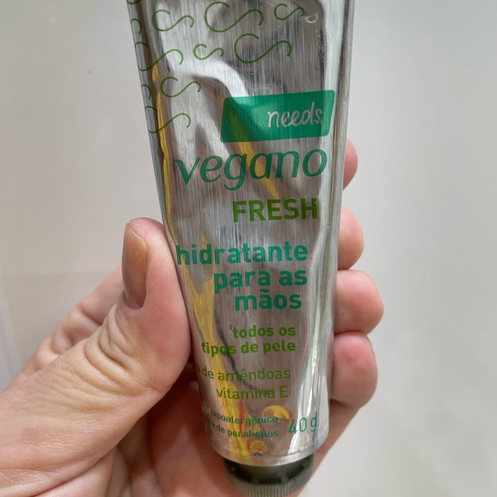 photo of Vegan by Needs Creme Para As Mãos Fresh shared by @gagianini on  18 Apr 2022 - review