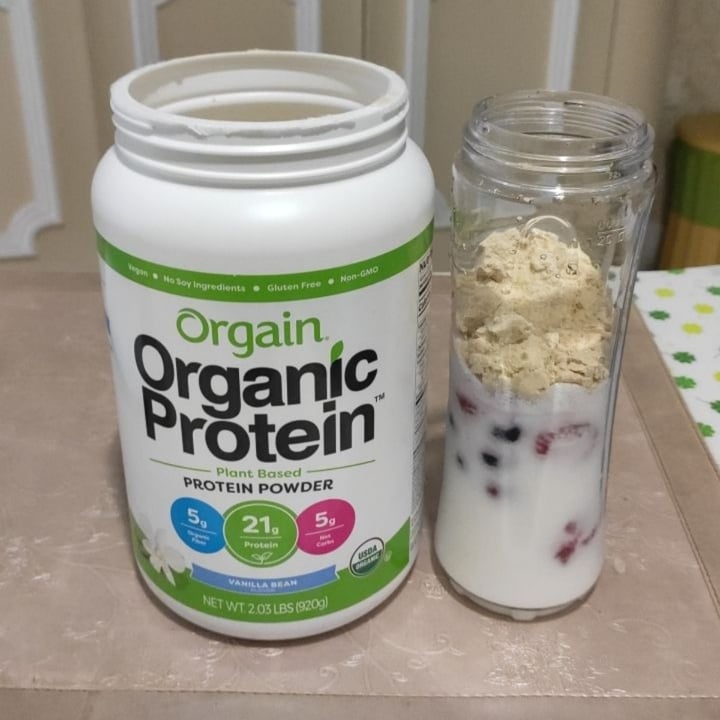 review photo of Orgain Organic Plant Based Protein Powder shared by @tintino on 25 Dec 2020 - review