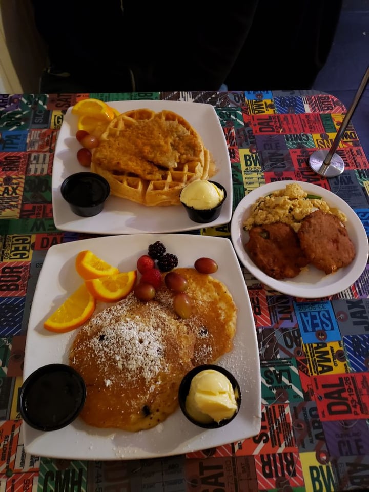 photo of Souley Vegan Seitan Chicken and Waffles shared by @michelleadina on  07 Feb 2020 - review