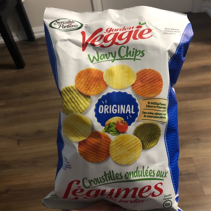 review photo of Sensible Portions® Garden Veggie Garden Veggie Wavy Chips Original shared by @blessidthevegan on 04 Mar 2021 - review