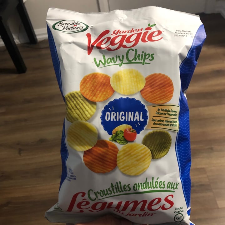 photo of Sensible Portions® Garden Veggie Garden Veggie Wavy Chips Original shared by @blessidthevegan on  04 Mar 2021 - review