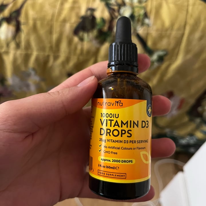 photo of Nutravita Vitamin d3 drops shared by @emmacerasi on  12 Apr 2022 - review