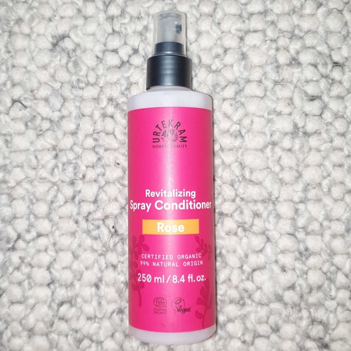 review photo of Urtekram Nordic Beauty Revitalizing Spray Conditioner Rose shared by @pcassas on 18 Apr 2022 - review
