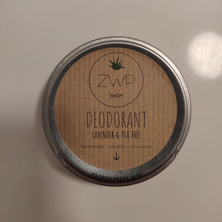photo of Zero Waste Path Deodorant lavander + tea Tree shared by @aliceciao on  09 Feb 2022 - review